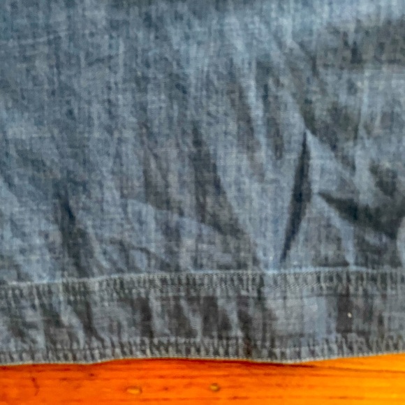 Talbots sleeveless chambray shift dress size 16 - Picture 7 of 7